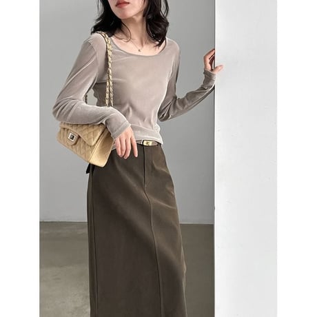 wide neck pullover/2color　NK2658