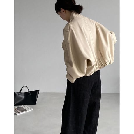 shoulder epaulet asymmetry jacket　NK2593