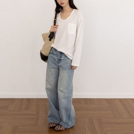 straight wide pants　NK2602