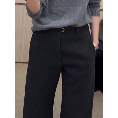 high waist wide cropped pants　NK2763
