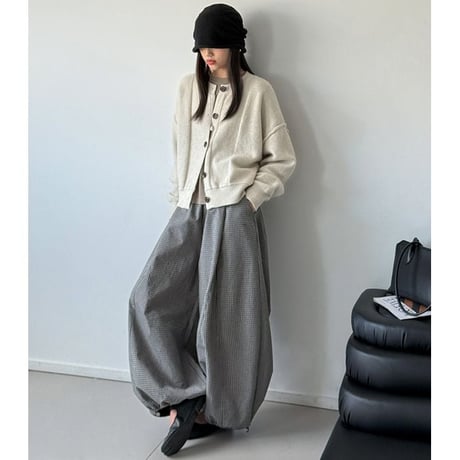 drop shoulder knit cardigan /4color　NK2771