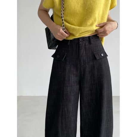 flap pocket denim pants　NK2650