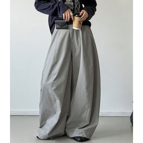 center stitich wide pants　NK2653