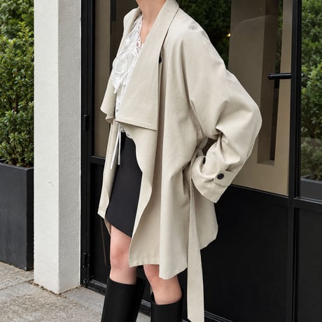 drape design coat　NK2575