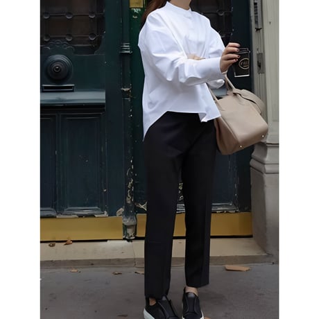 band collar volume sleeve shirt　NK2459
