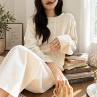 cable knit pullover　NK2632