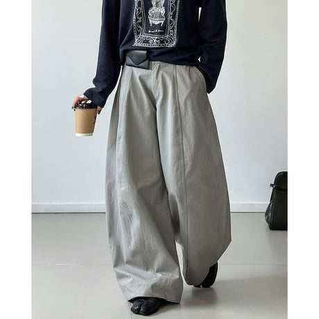 center stitich wide pants　NK2653