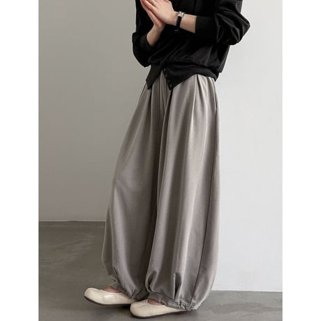 drawstring tuck baloon pants　NK2645