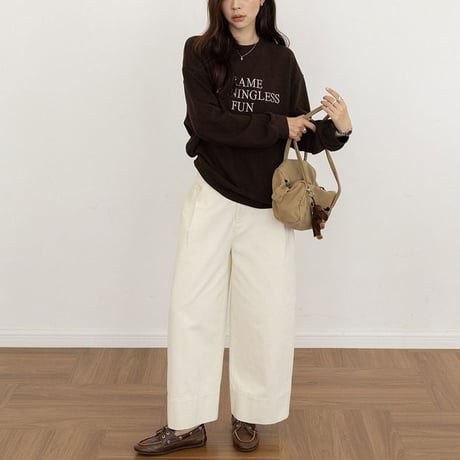 front lettering pullover　NK2622