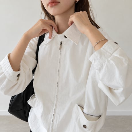 zip-up short jacket　NK2572