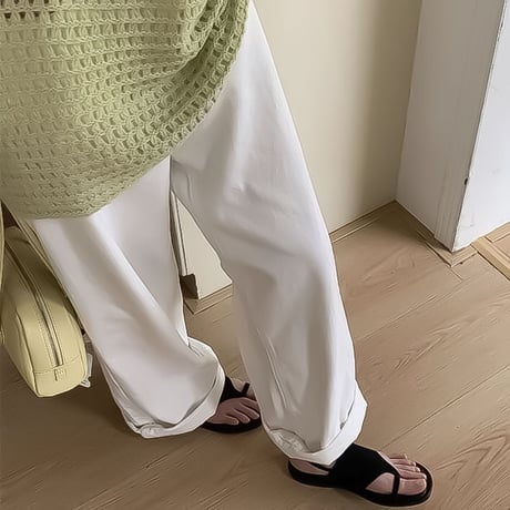 asymmetry thong strap sandals /3color　NK2285