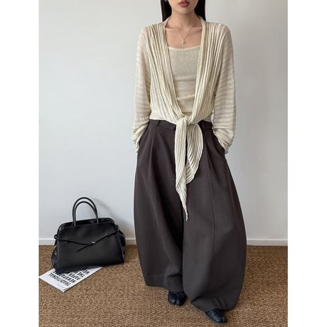 waist design wide pants　NK2652
