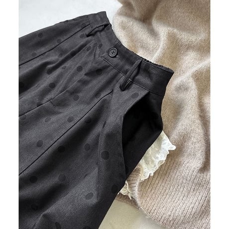 dot pattern culotte pants　NK2772