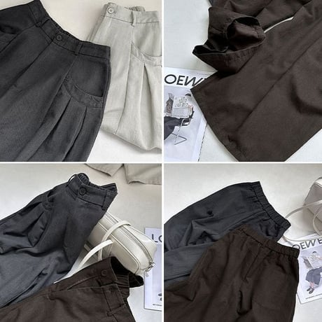 tuck wide pants　NK2647