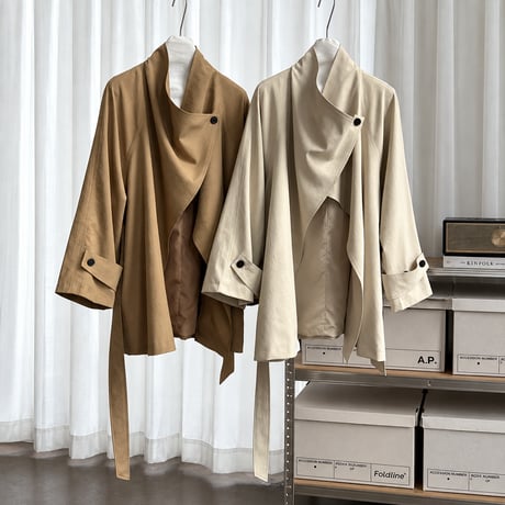 drape design coat　NK2575