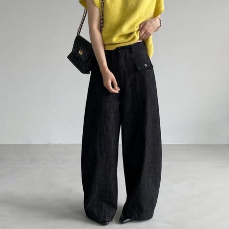 flap pocket denim pants　NK2650