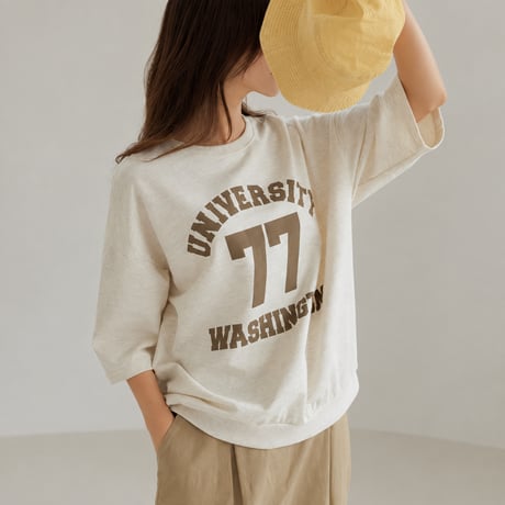college logo t-shirt　NK2537