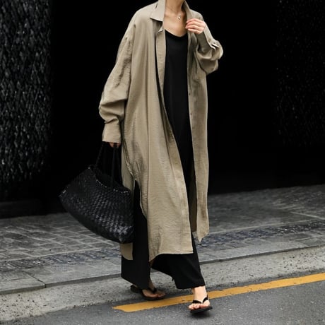 oversized long shirt /4color　NK2670