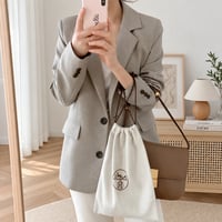 hooded loose parka jacket　NK2497