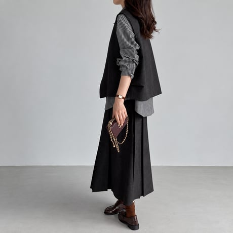 front ribbon vest　NK2571