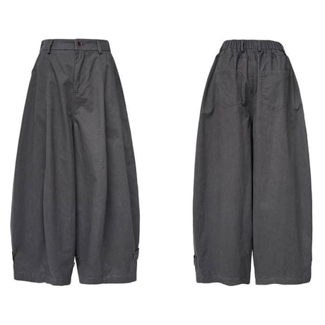 adjustable hem wide pants　NK2617