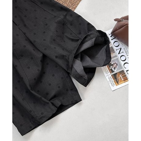 dot pattern culotte pants　NK2772