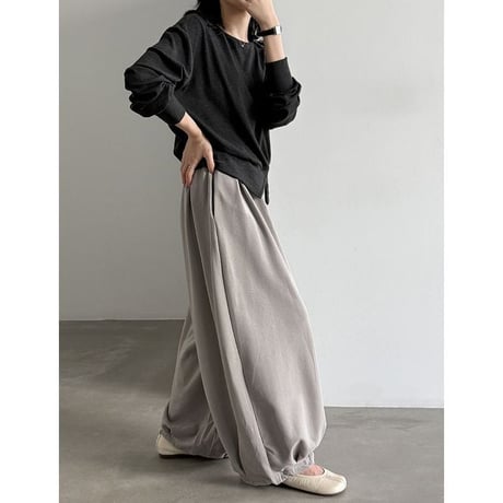 drawstring tuck baloon pants　NK2645