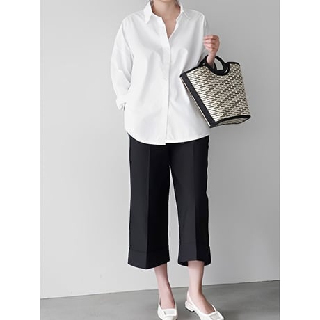 oversized basic long shirt　NK2523