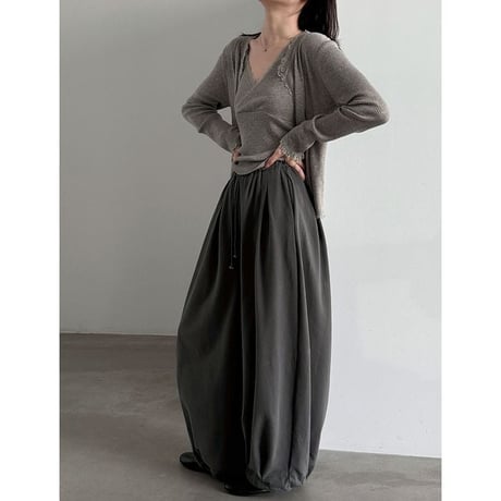 drawstring tuck baloon pants　NK2645