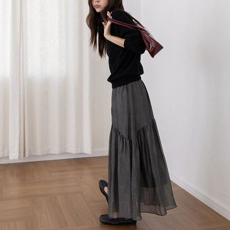 lettering knit pullover　NK2605