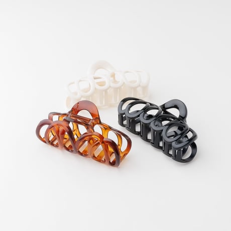 interlocking loop hair claw /3color　NK2343
