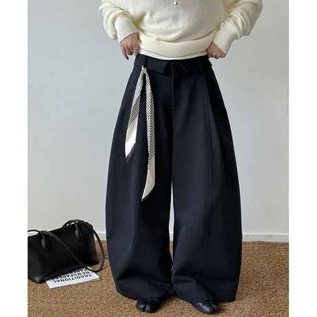 waist design wide pants　NK2652