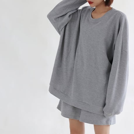 waffle lounge shorts set /2color　NK2689