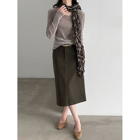 wide neck pullover/2color　NK2658