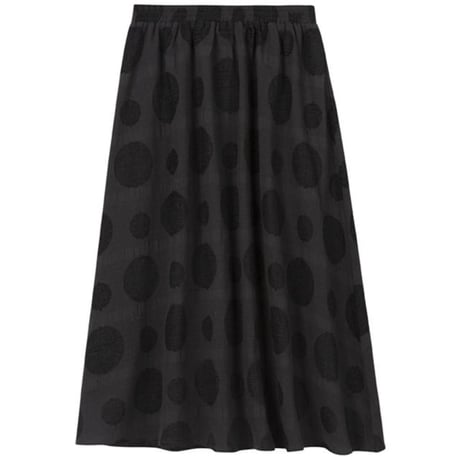dot jacquard flare skirt　NK2698
