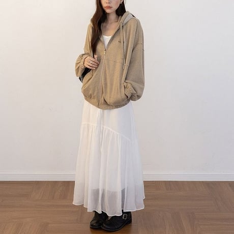 tiered sheer skirt　NK2612