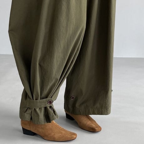 adjustable hem wide pants　NK2617