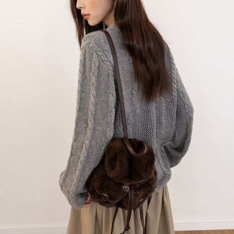 cable knit pullover　NK2632