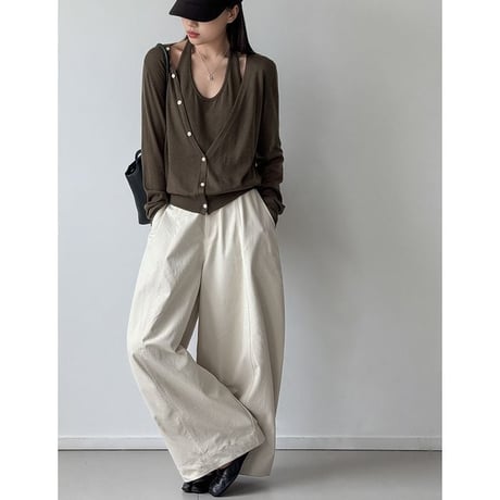 layered design knit top　NK2613