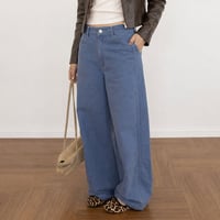 washed wide pants　NK2644
