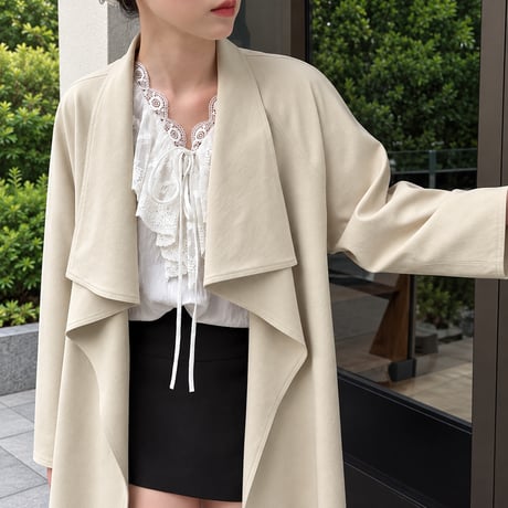 drape design coat　NK2575