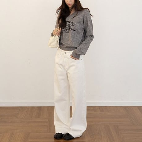 straight wide pants　NK2602
