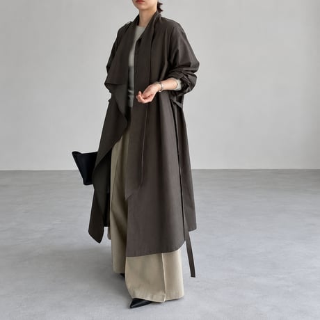 drape design long coat　NK2566