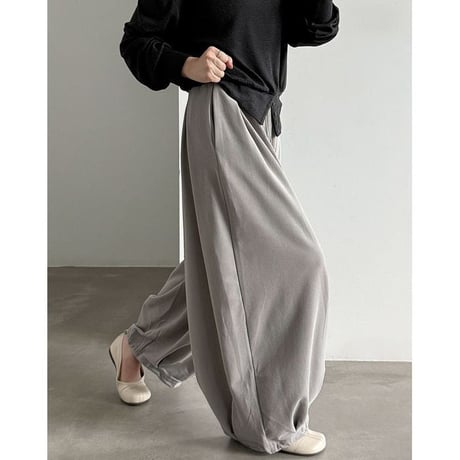 drawstring tuck baloon pants　NK2645