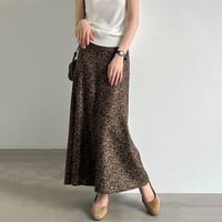 leopard a-line skirt　NK2608