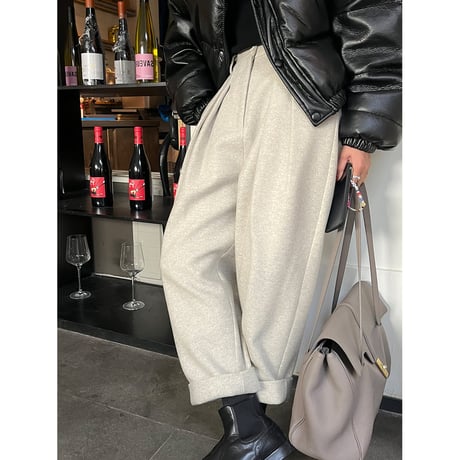 tucked cropped pants　NK2600