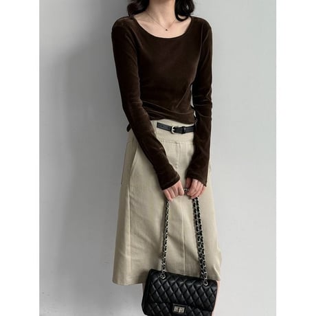 wide neck pullover/2color　NK2658