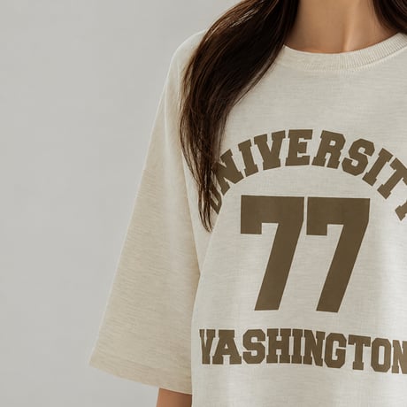 college logo t-shirt　NK2537