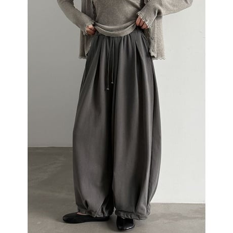 drawstring tuck baloon pants　NK2645