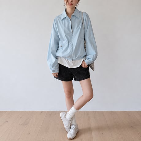 zip-up short jacket　NK2572